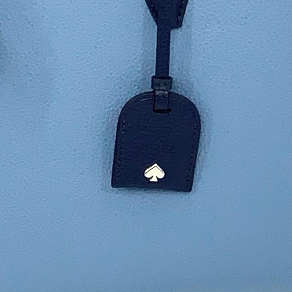 Kate Spade Blue Shoulder Bag with Scarf Accent - Picture 3 of 9